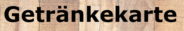 Getränkekarte